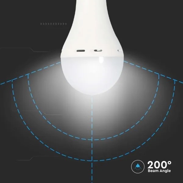 LED Lampadina con modalità di emergenza A70 E27/9W/230V 4000K