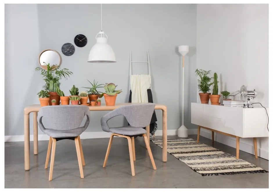 Tavolo da pranzo con effetto frassino 90x180 cm Storm – Zuiver