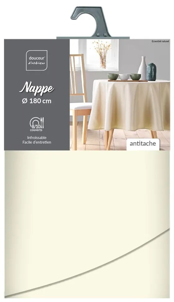 Tovaglia ø 180 cm Essentiel – douceur d'intérieur