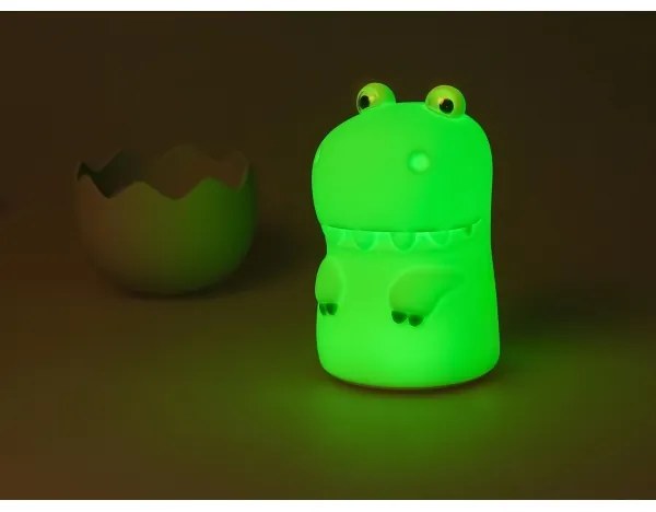 MegaLight - Lampada touch per bambini a LED RGB dimmerabile e ricaricabile DIGGY DINO LED/5V