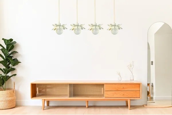 Bohemia-Design - Lampada a sospensione con cavo 1xE27/60W/230V crema