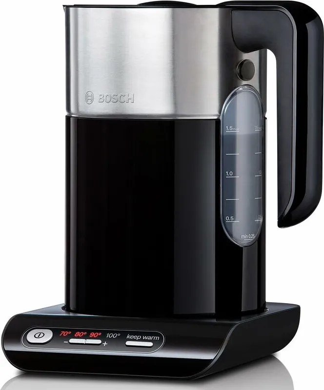 Bosch - TWK8613P - Bollitore elettrico, 1,5 l, 2400 w, nero