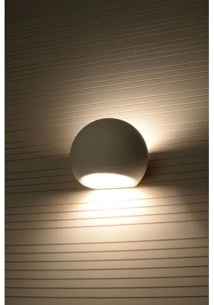 Applique GLOBE 1xE27/60W/230V bianca