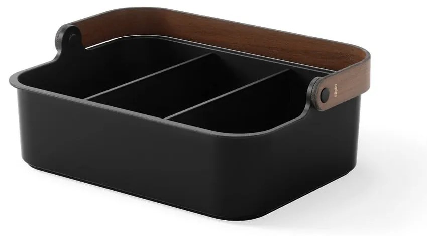 Organizer da bagno nero in plastica riciclata Bellwood - Umbra