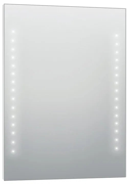 Specchio con illuminazione integrata bagno rettangolare Hollywood SENSEA H 80 x P 2.5 cm