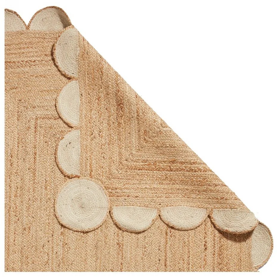 Tappeto di colore naturale in iuta 160x230 cm Savannah Jute – Think Rugs