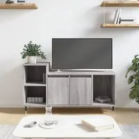 Mobile TV Grigio Sonoma 100x35x55 cm in Legno Multistrato 831314