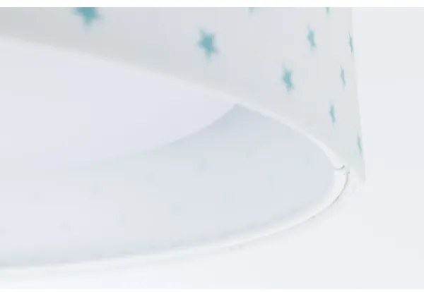 Lampada LED da soffitto GALAXY KIDS 24W 230V bianco/turchese stelle