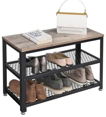 Scarpiera DAVOR marrone/nero