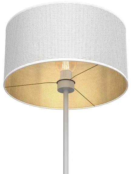 Lampada da terra LOFT SHADE 1xE27/60W/230V bianco/oro