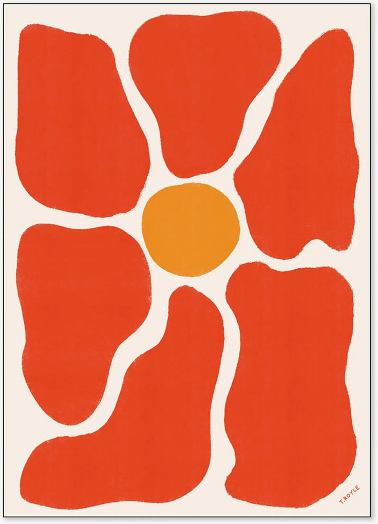 Stampa digitale incorniciata Flower