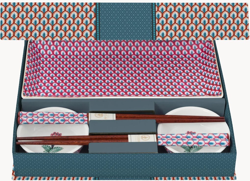 Servizio da sushi Oriental Flower, 2 persone, set da 6