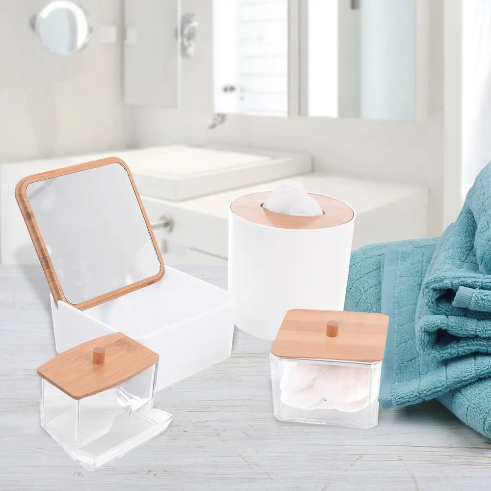 Bidone in plastica bianco da 1,6 l Whitney - Orion