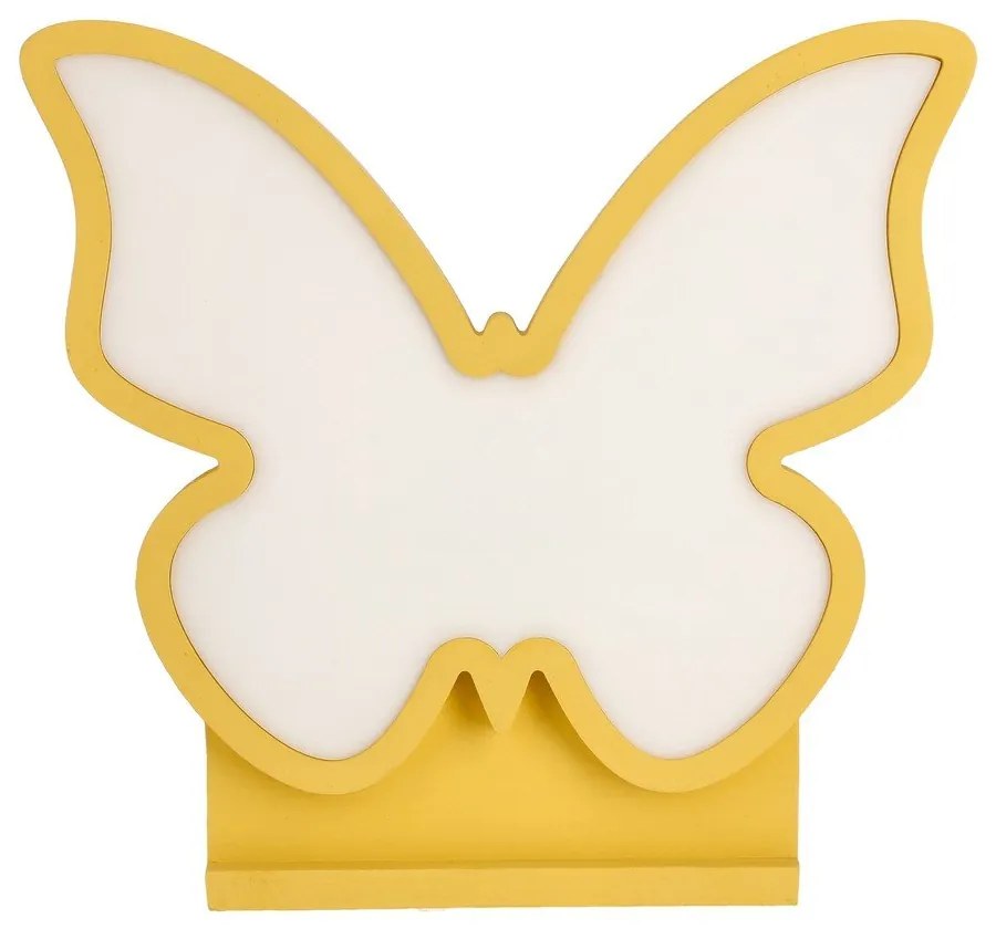 Lampada per bambini gialla Butterfly - Candellux Lighting