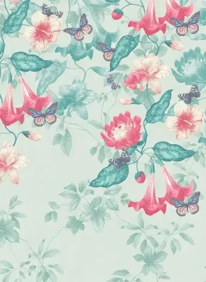 Little Greene Carta da parati Asterid - Island