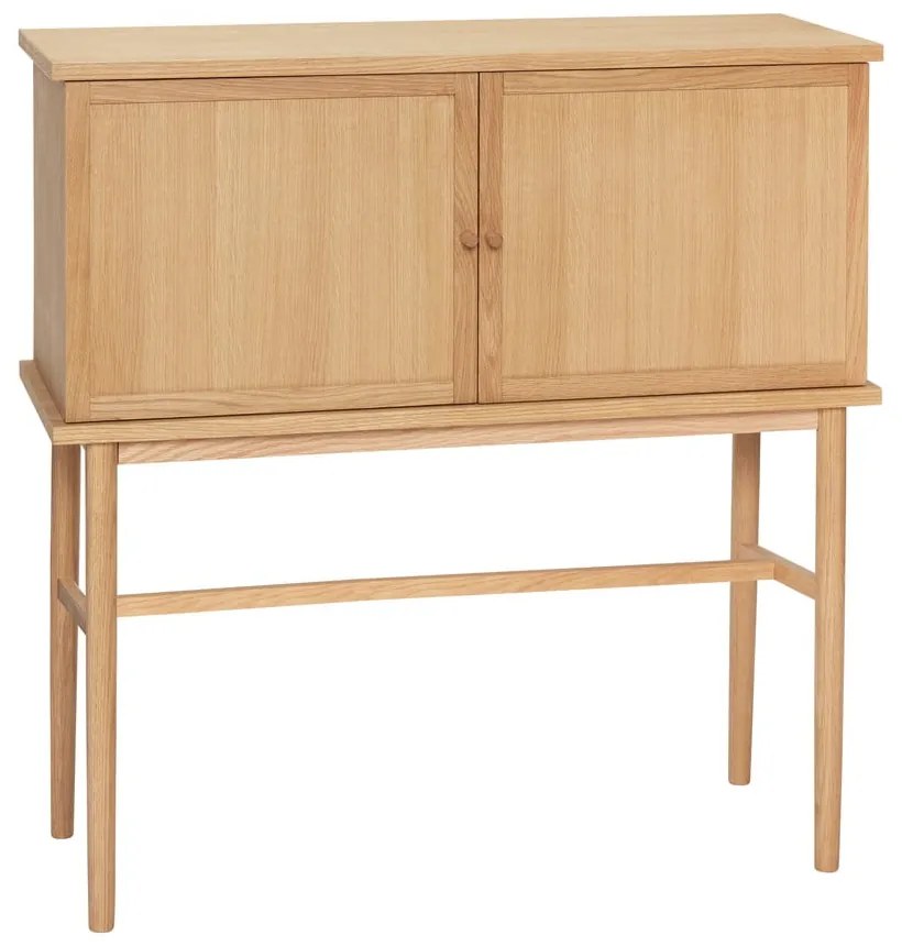 Mobiletto in rovere naturale 90x90 cm Dash - Hübsch