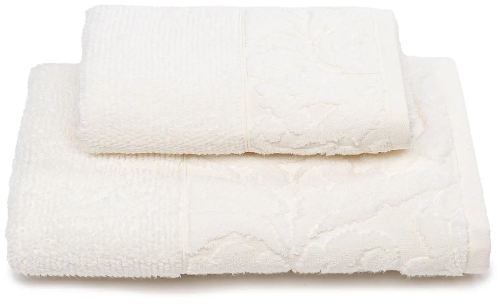 Asciugamano con Ospite in Cotone Smeralda Standard