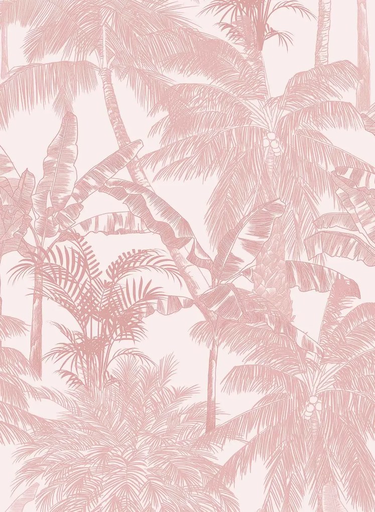 Coordonne Carta da parati Palms - Quarzo