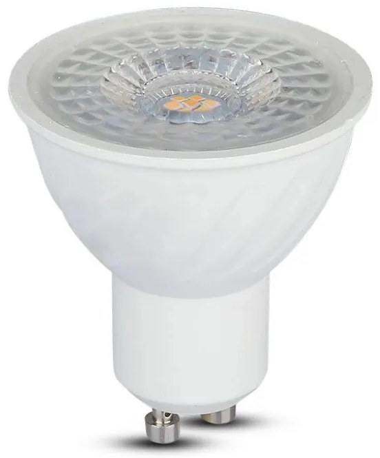 V-Tac Faretto LED GU10 6W 4000K Luce Naturale Copertura Trasparente