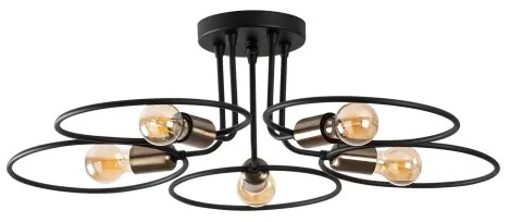 Lampadario da parete CIRCLE 5xE27/40W/230V