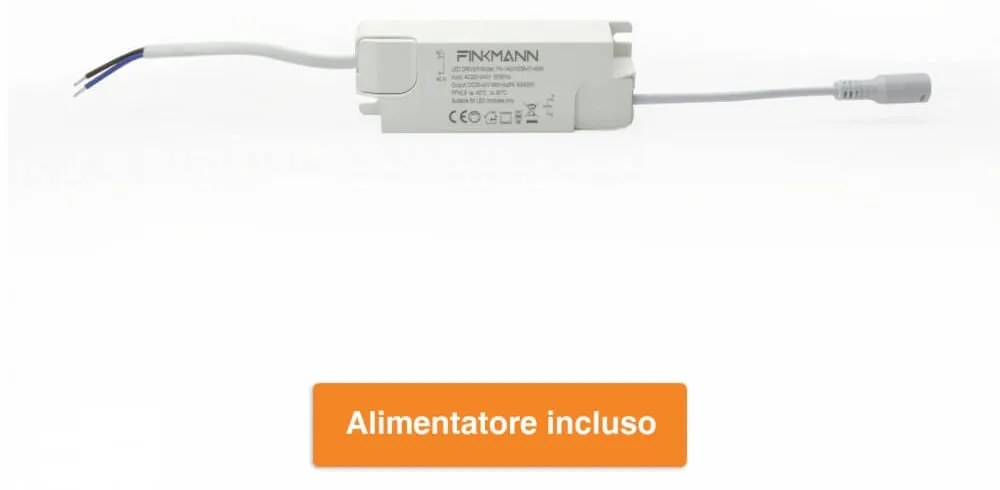 Pannello LED 60x60 40W, IP40, 110lm/W, No Flickering Colore Bianco Caldo 2.700K