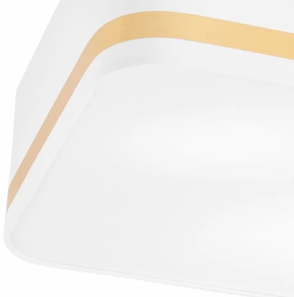 Plafoniera SIRJA SQUARE 2xE27/60W/230V 35x35 cm bianco