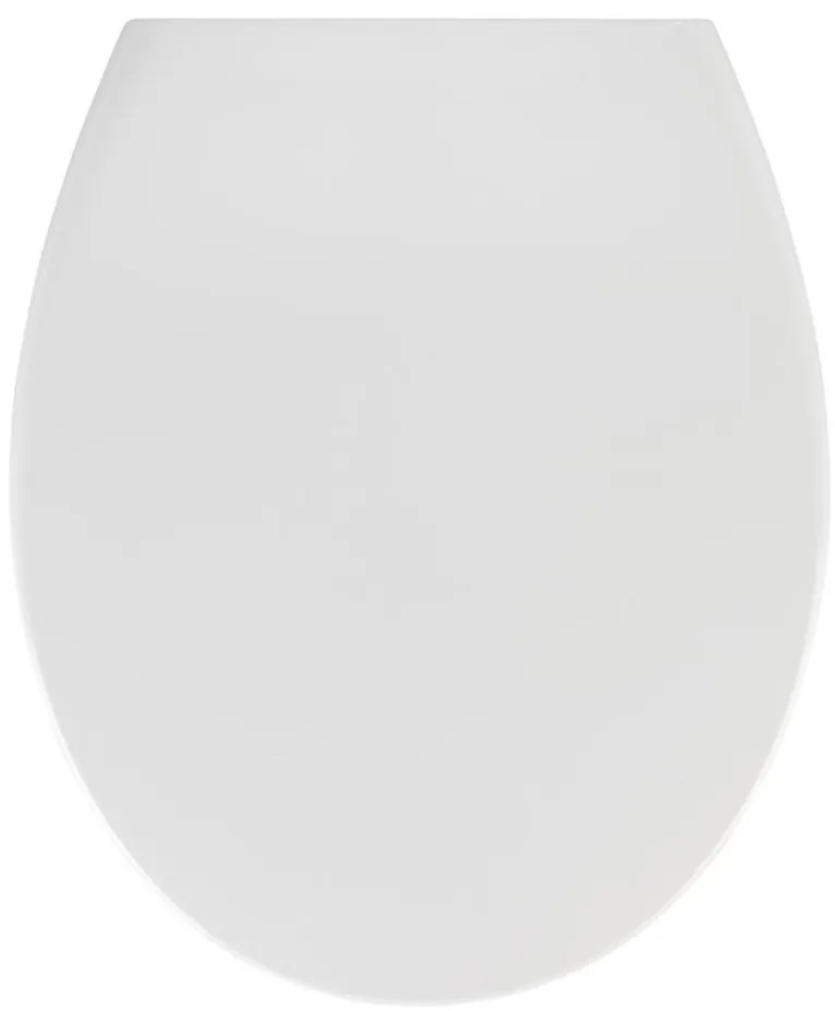 WENKO 21903100-WC sedile per WC SAMOS 44,5x37,5 cm bianco/argento