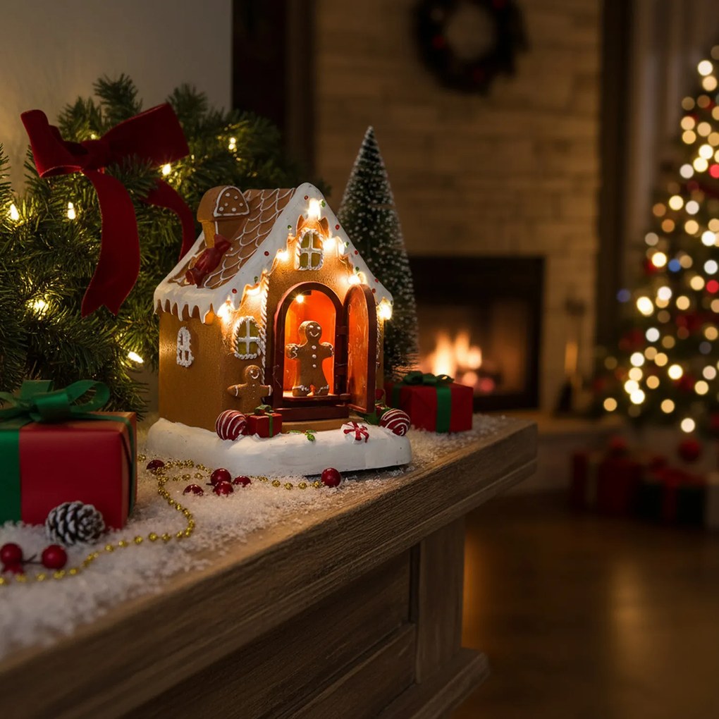 Villaggio Pan di Zenzero con led