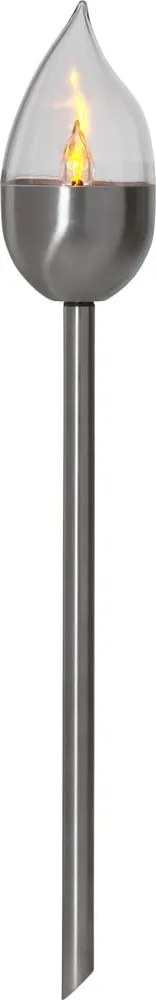 Illuminazioni esterne in set LED con alimentazione a pannelli solari con picchetto 3 pz (altezza totale 40 cm) Olympus – Star Trading