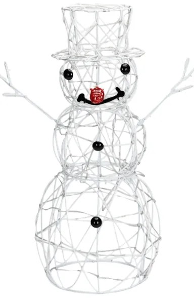 Aigostar-LED Decorazione natalizia da esterno LED/3,6W/31/230V 2700K 60cm IP44 pupazzo di neve