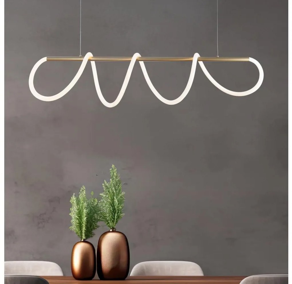 Zuma Line 20006PM-GD - Lampadario LED a sospensione con filo BALBO LED/45W/230V 3000/4000/6000K