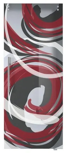 Anta per porta scorrevole Energy in vetro nero, L 88 x H 215 cm spessore 10 mm, apertura destra