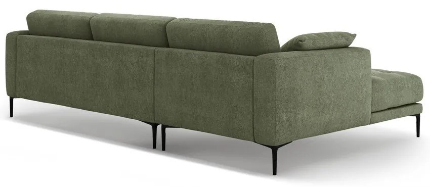 Divano angolare verde (con penisola a sinistra/con chaise lounge) Bemy – Micadoni