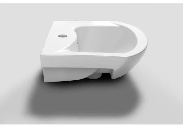 Aqualine - Lavabo da incasso ZERO 45,5x40 cm ceramica/bianca