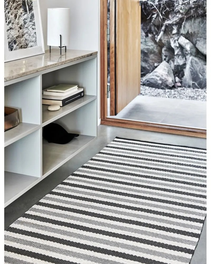 Passatoia da interno/esterno grigia/beige 85x200 cm Teo Warm Grey – Pappelina