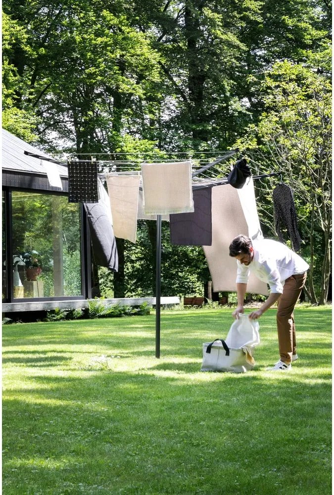 Stendino da giardino color antracite 50 m Topspinner – Brabantia