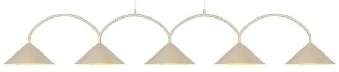 Globen Lighting - Curve 5 Lampada a Sospensione Beige Globen Lighting