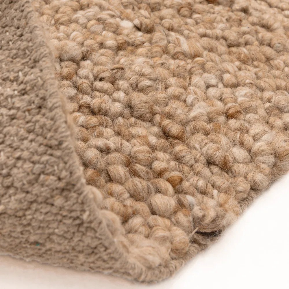 Tappeto in lana beige tessuto a mano 200x300 cm Adler Honey - Asiatic Carpets