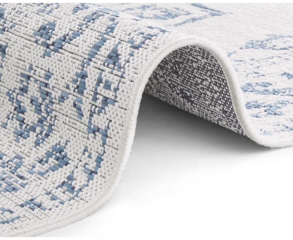 Tappeto da esterno blu e crema , 200 x 290 cm Tilos - NORTHRUGS
