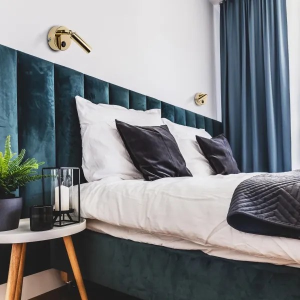 Faretto da parete ENZO 1xG9/8W/230V oro