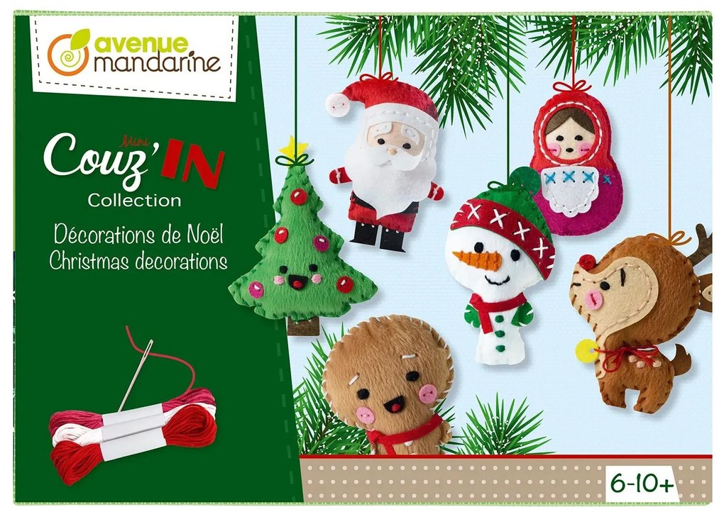 Mini Couz'In - Addobbi natalizi - Cucito per bambini