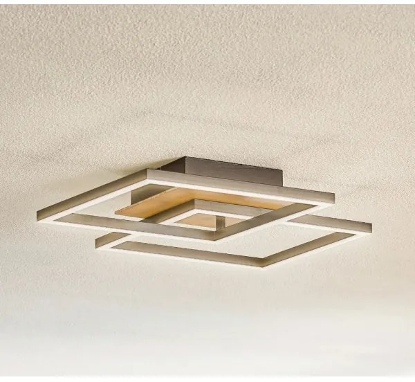 Briloner 3210-014 - Plafoniera LED dimmerabile FRAME 2xLED/11W/230V marrone