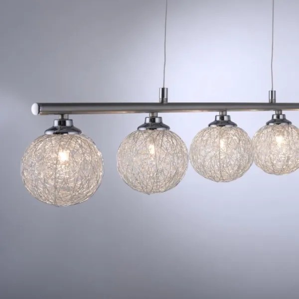 Paul Neuhaus 2790-55 - Lampadario su corda WOMBLE 5xG9/28W/230V