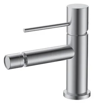 Kamalu - Miscelatore bidet in acciaio inox satinato| KAM-ARTE SATINATO