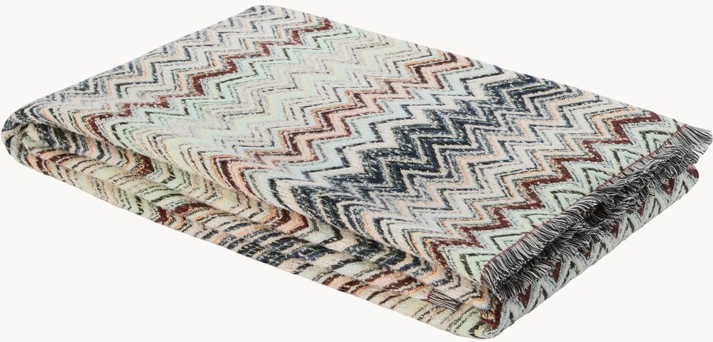 Plaid con frange Forest