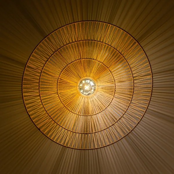 Brilagi - Plafoniera LED CERIA BOHO 1xE27/40W/230V Ø 70 cm marrone