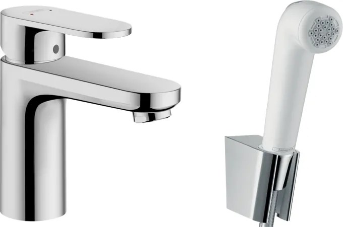 Miscelatore Monocomando Lavabo Con Doccetta E Flessibile 160 Cm Cromo Hansgrohe Vernis Blend 71215000