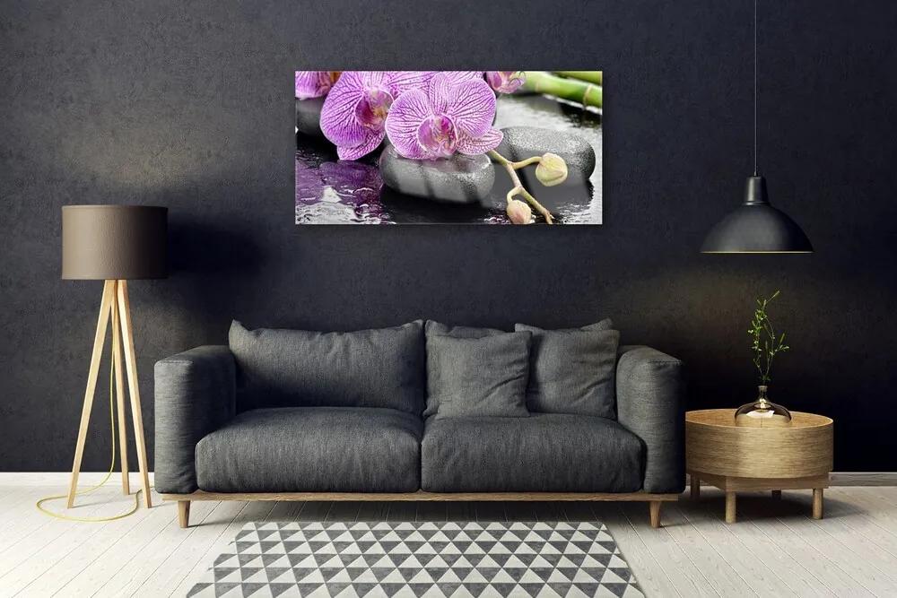 Quadro acrilico Orchidea Zen Orchidea Spa 100x50 cm