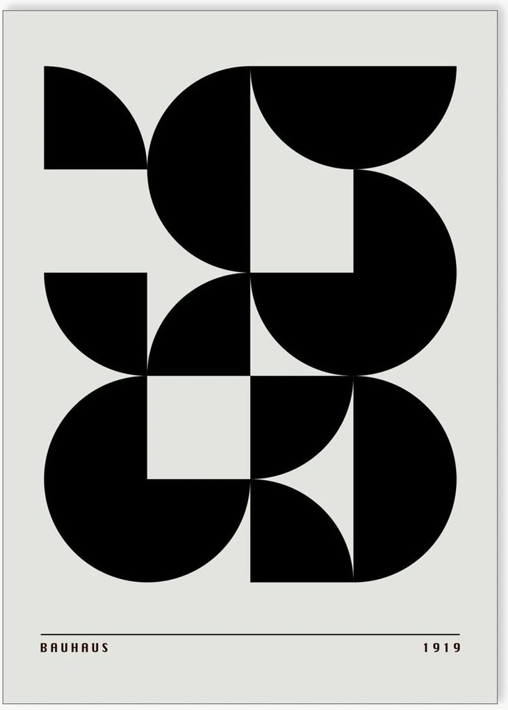 Poster Circles of Bauhaus