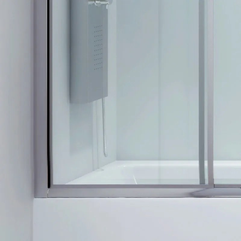 Box doccia per vasca da 140cm con apertura scorrevole P2000 - KAMALU